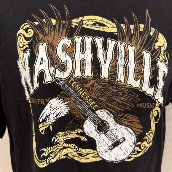Organic Generation | 100% Cotton Nashville Tshirt- Chain Fringe- Country Western - Picture 6 of 10